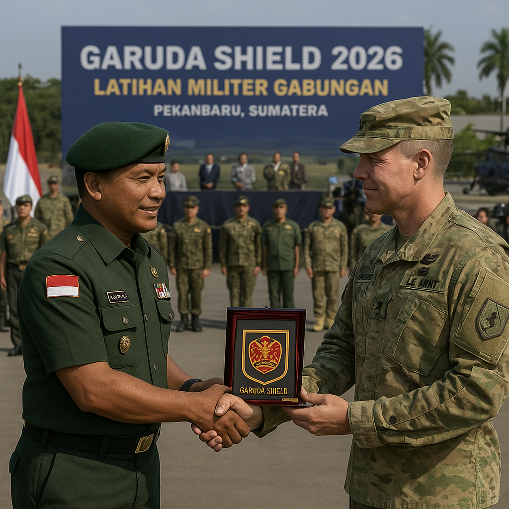 Latihan Militer Gabungan Indonesia-AS 'Garuda Shield' 2026 Resmi Dimulai di Sumatra