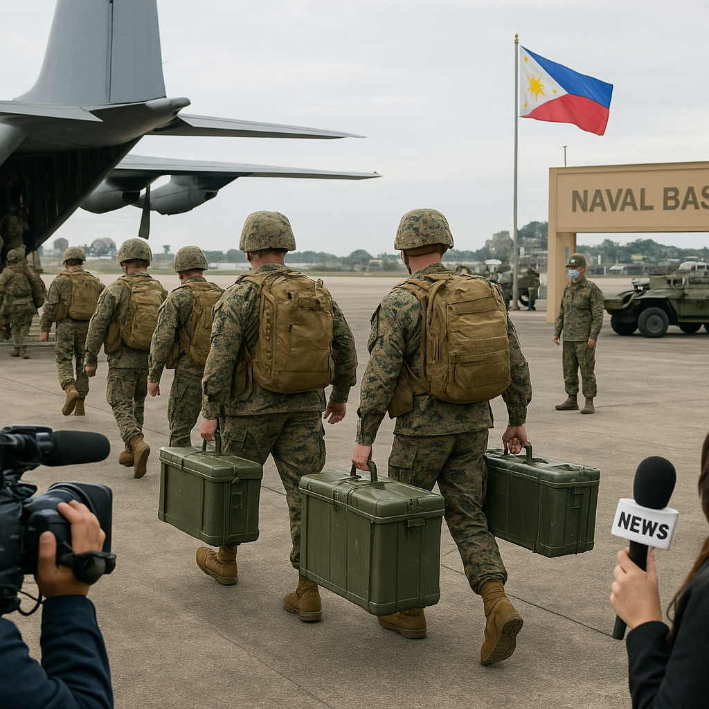 Korps Marinir AS Perkuat Posisi di Filipina dengan Kedatangan Pasukan dan Peralatan Baru