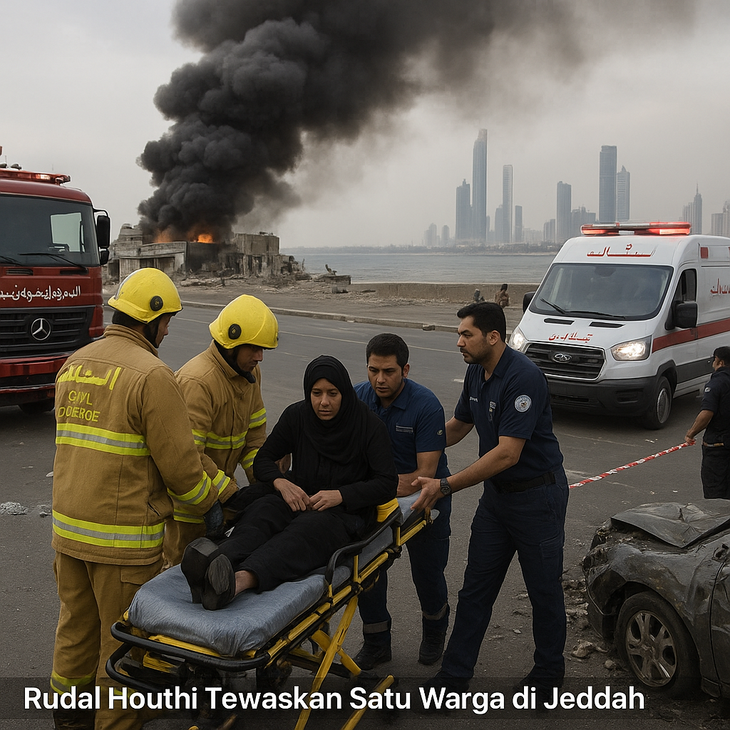 Rudal Houthi Tewaskan Satu Warga di Serangan ke Kota Jeddah Arab Saudi