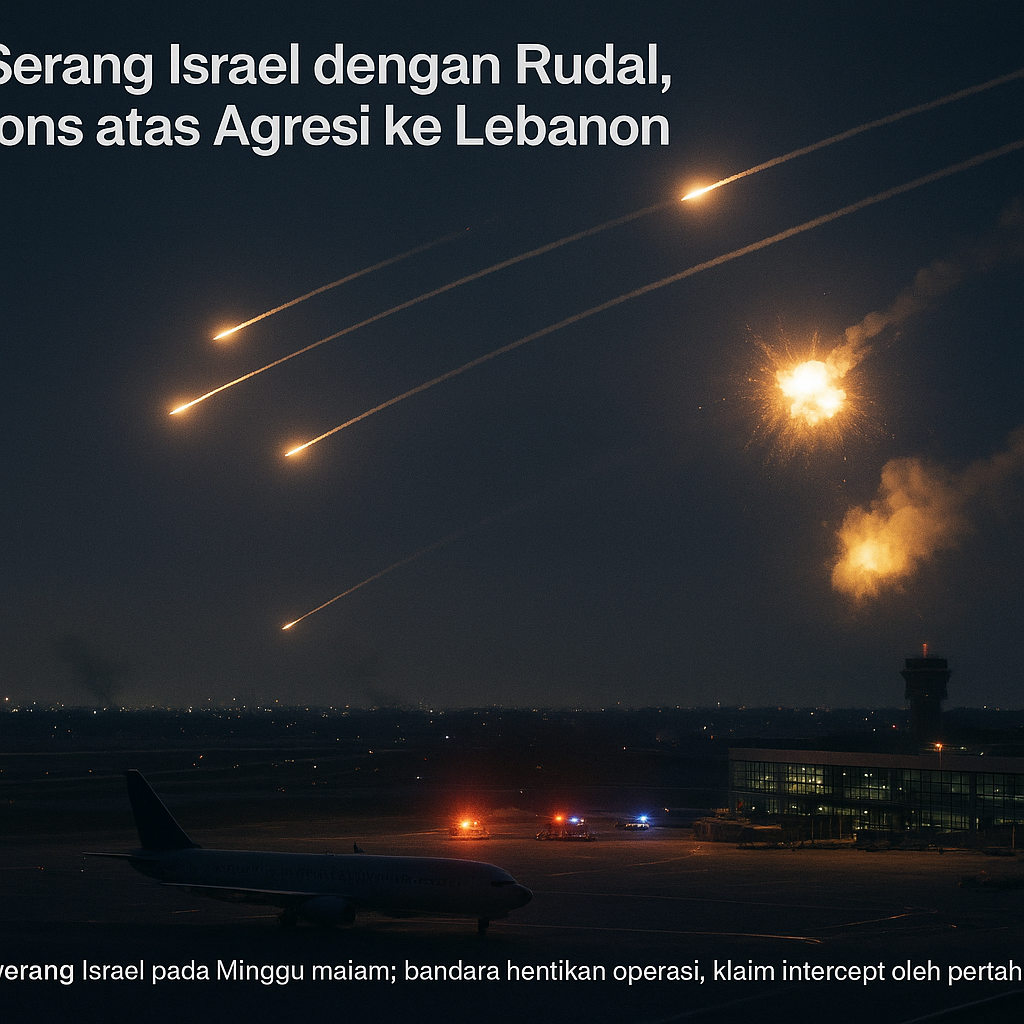 Iran Serang Israel dengan Rudal, Respons atas Agresi ke Lebanon