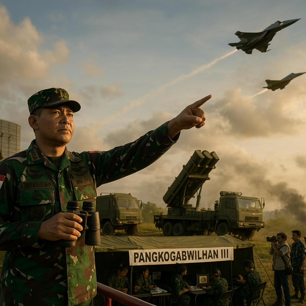 Pangkogabwilhan III Gelar Latihan Besar Pertahanan Udara di Kaltara