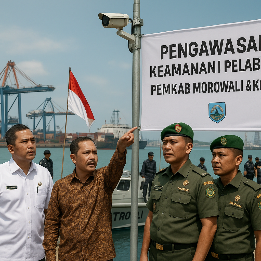 Pemkab Morowali dan Koramil Perkuat Pengawasan Keamanan Pelabuhan