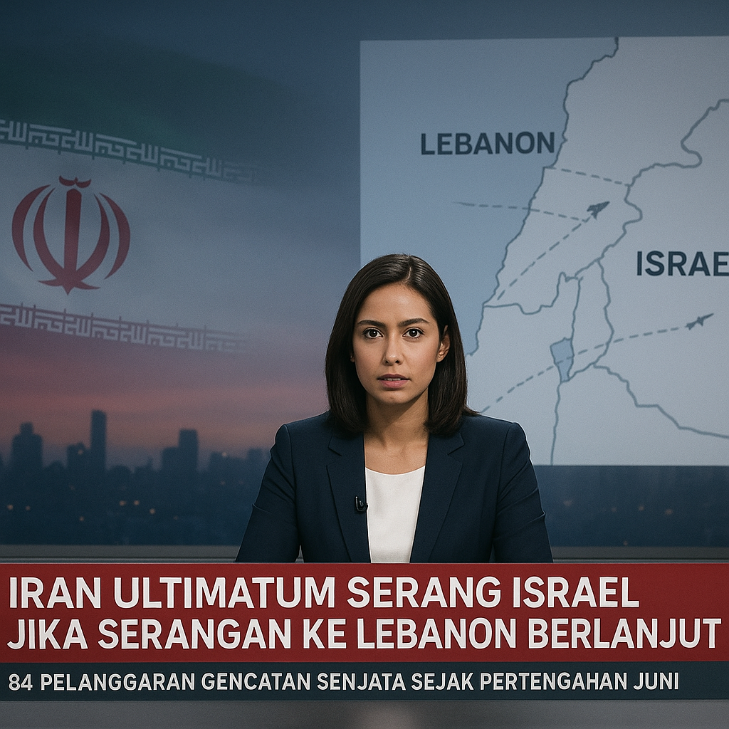 Iran Ultimatum Serang Israel Jika Serangan ke Lebanon Berlanjut