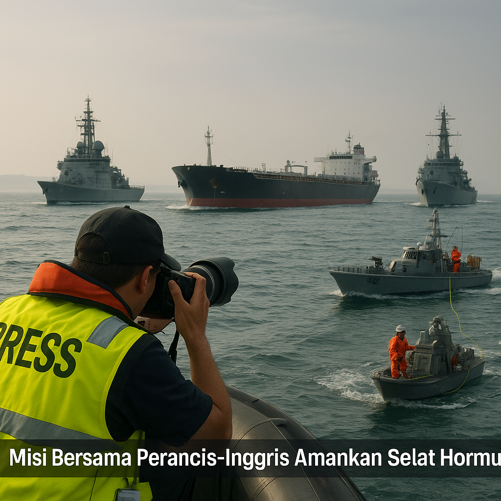 Misi Bersama Perancis-Inggris Siap Amankan Selat Hormuz