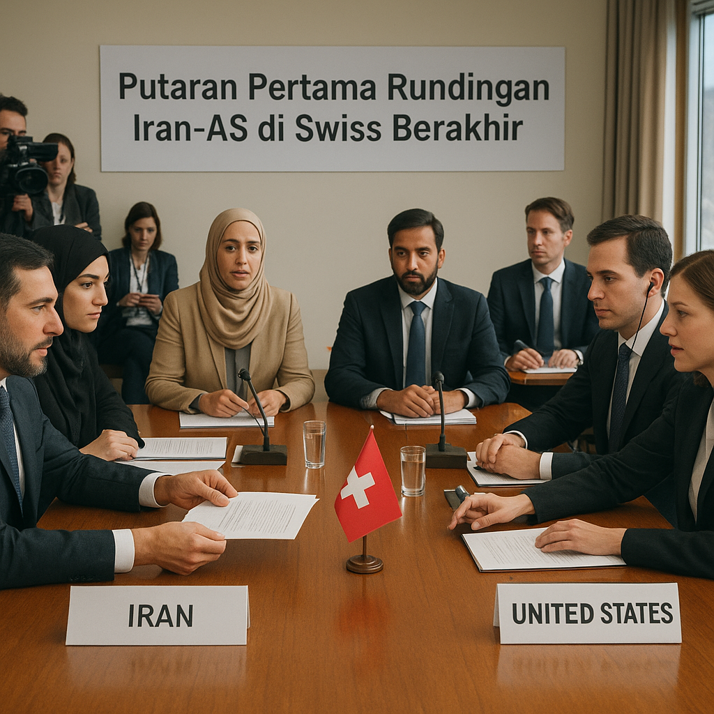Putaran Pertama Rundingan Iran-AS di Swiss Berakhir