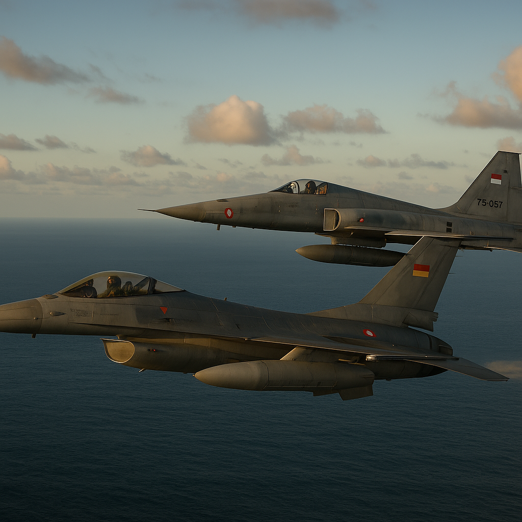 TNI AU Kirim F-16 dan F-5 Tiger ke Latihan Bersama AS