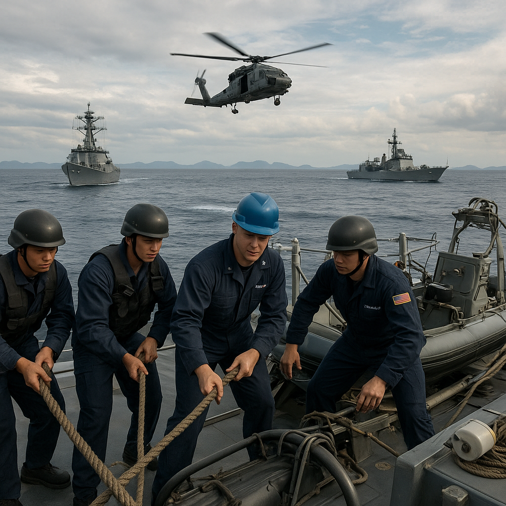 Militer Filipina dan AS Mulai Latihan Bersama 'Balikatan' Tahap II di Laut China Selatan