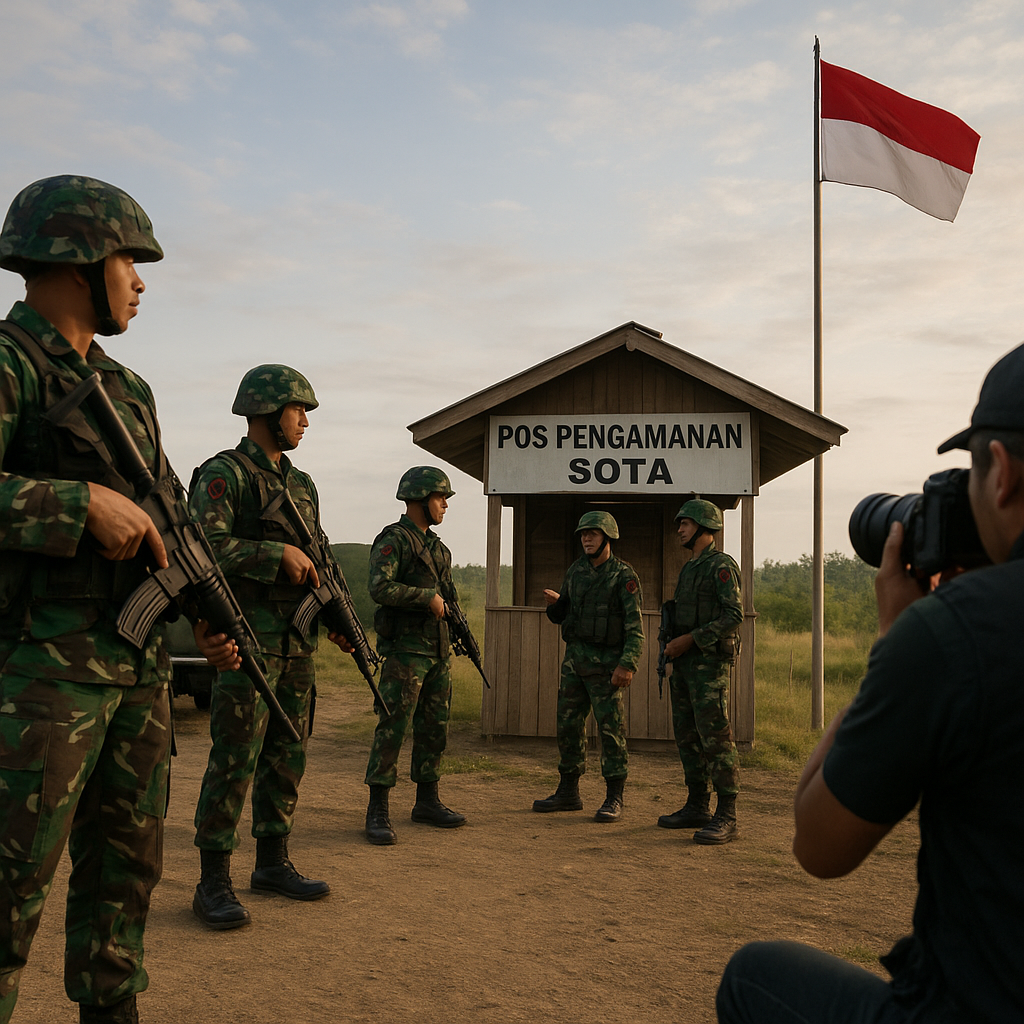 TNI Kirim Batalyon ke Perbatasan PNG, Perkuat Pos Pengamanan di Sota