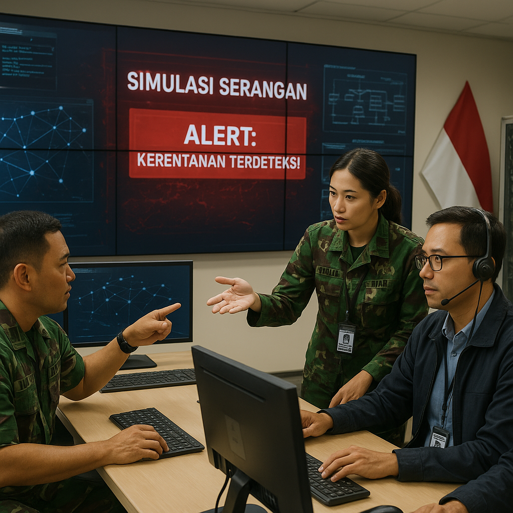 Kemhan RI Gelar Tes Keamanan Siber Terhadap Sistem Komando Pusat TNI