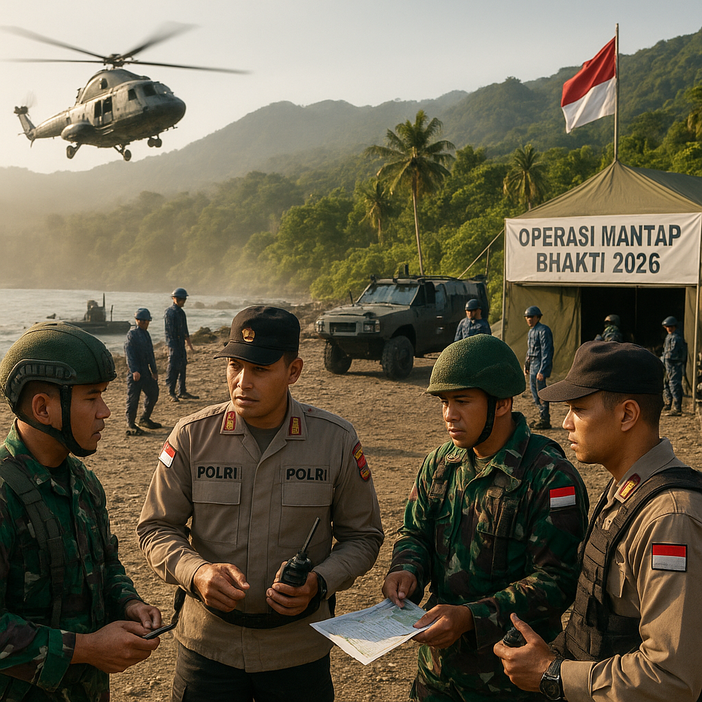 Latihan Gabungan TNI-Polri di Papua untuk Amankan Pemilu Serentak 2027