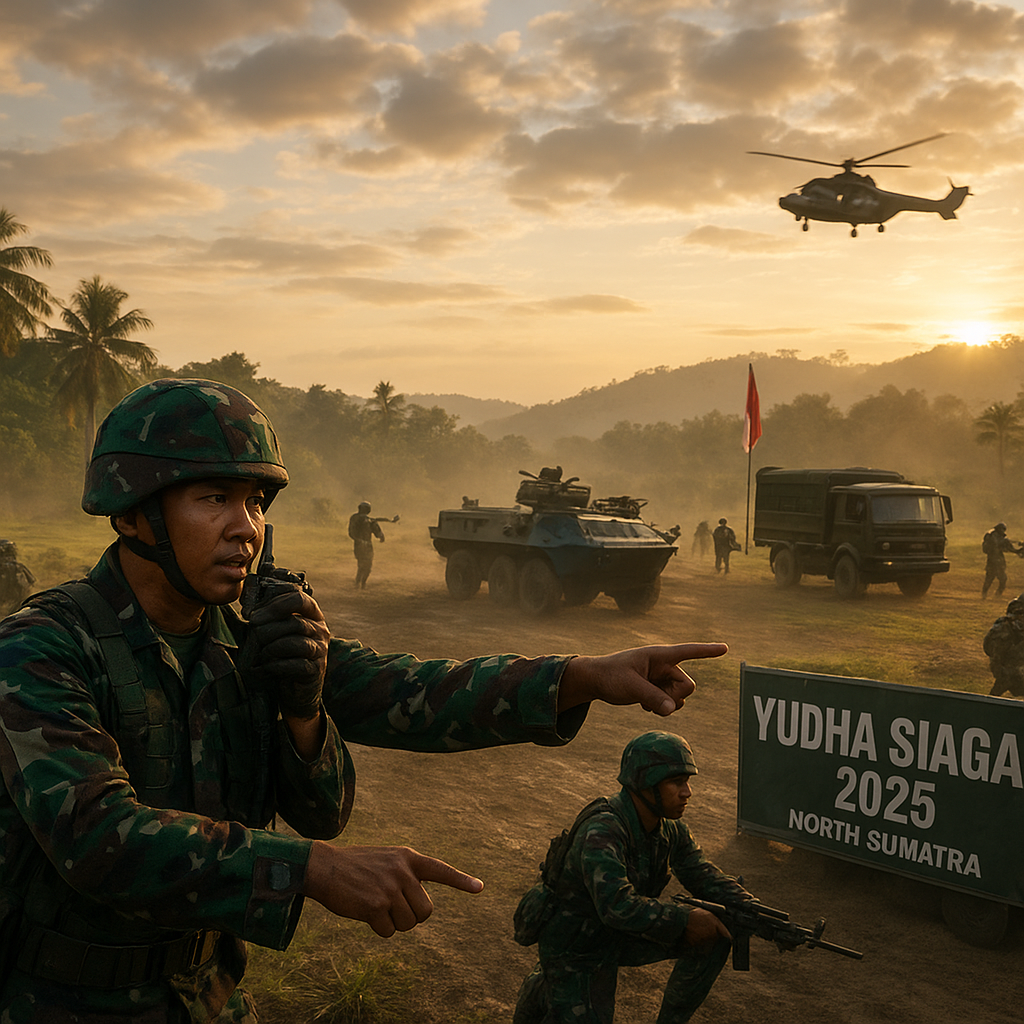 TNI AD Gelar Latihan Tempur Terpadu Yudha Siaga di Sumatera