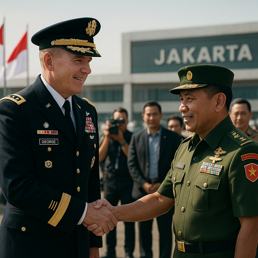 Kepala Staf Angkatan Darat AS Tiba di Indonesia untuk Pembicaraan Keamanan