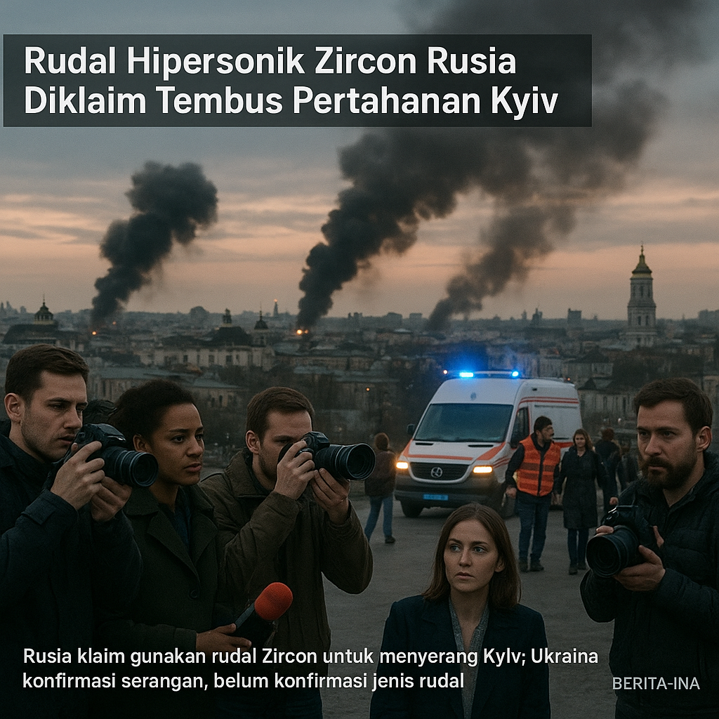 Rudal Hipersonik Zircon Rusia Diklaim Tembus Pertahanan Kyiv