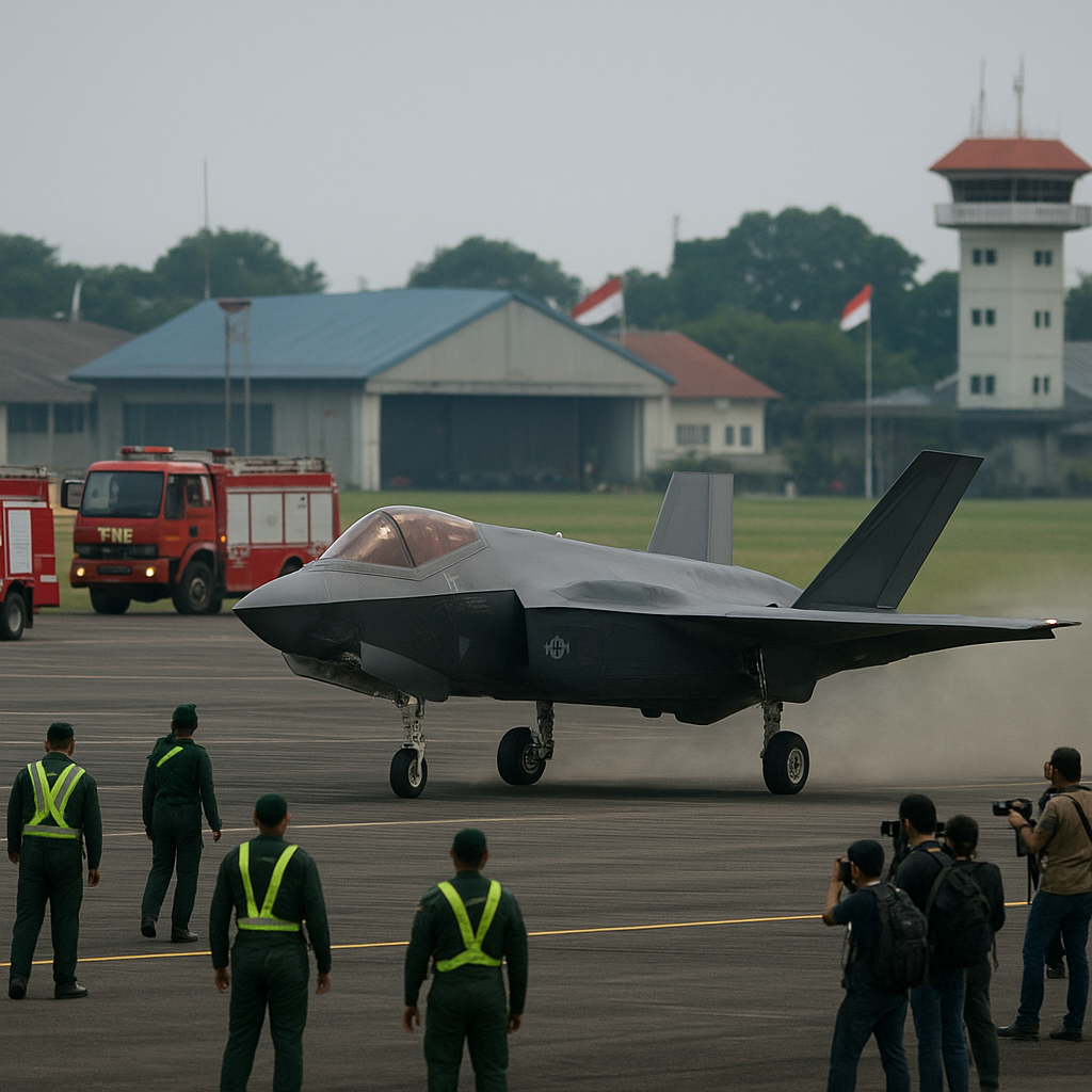 Pesawat Siluman F-35 AS Mendarat Darurat di Pangkalan Udara Iswahjudi