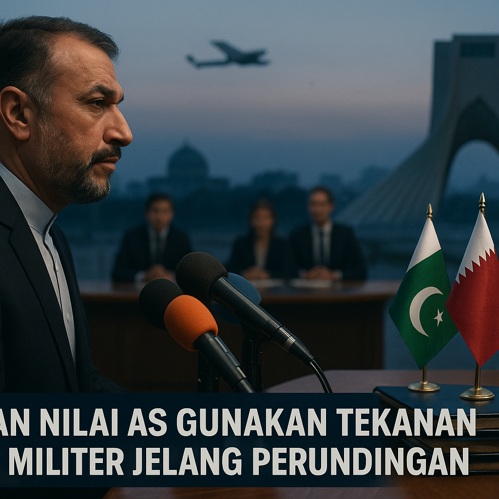 Iran Nilai AS Gunakan Tekanan Militer Jelang Perundingan