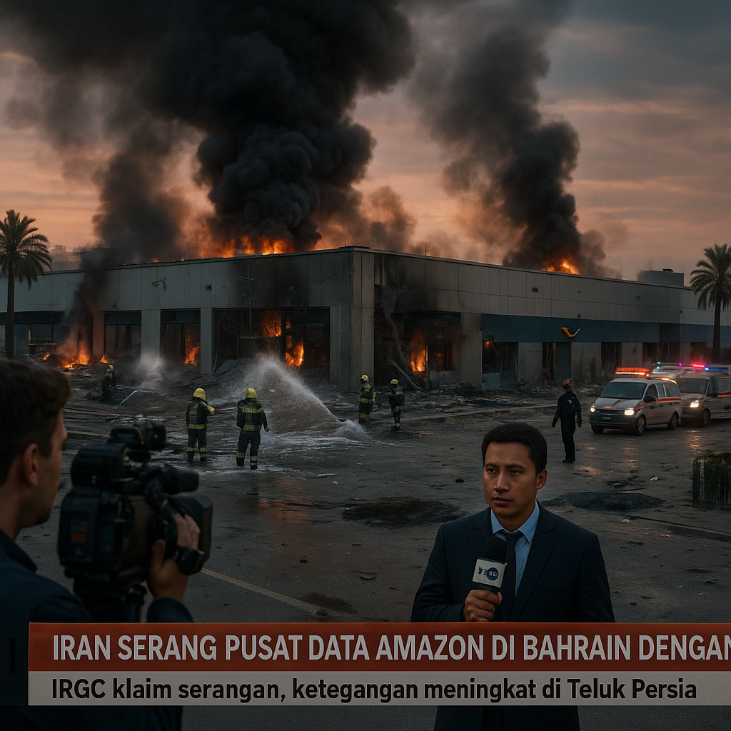 Iran Serang Pusat Data Amazon di Bahrain dengan Rudal Jelajah
