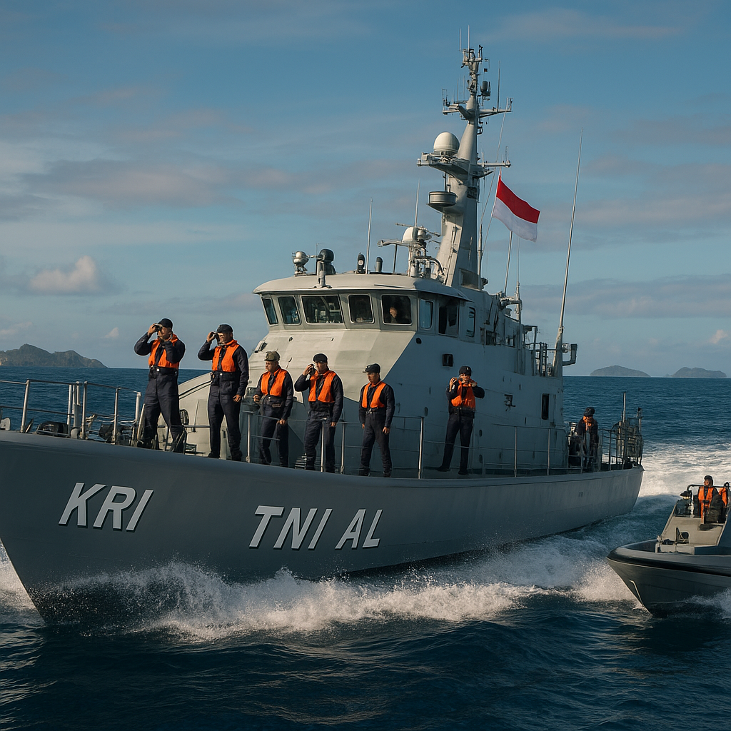 Peningkatan Patroli TNI AL di Perbatasan Laut Natuna