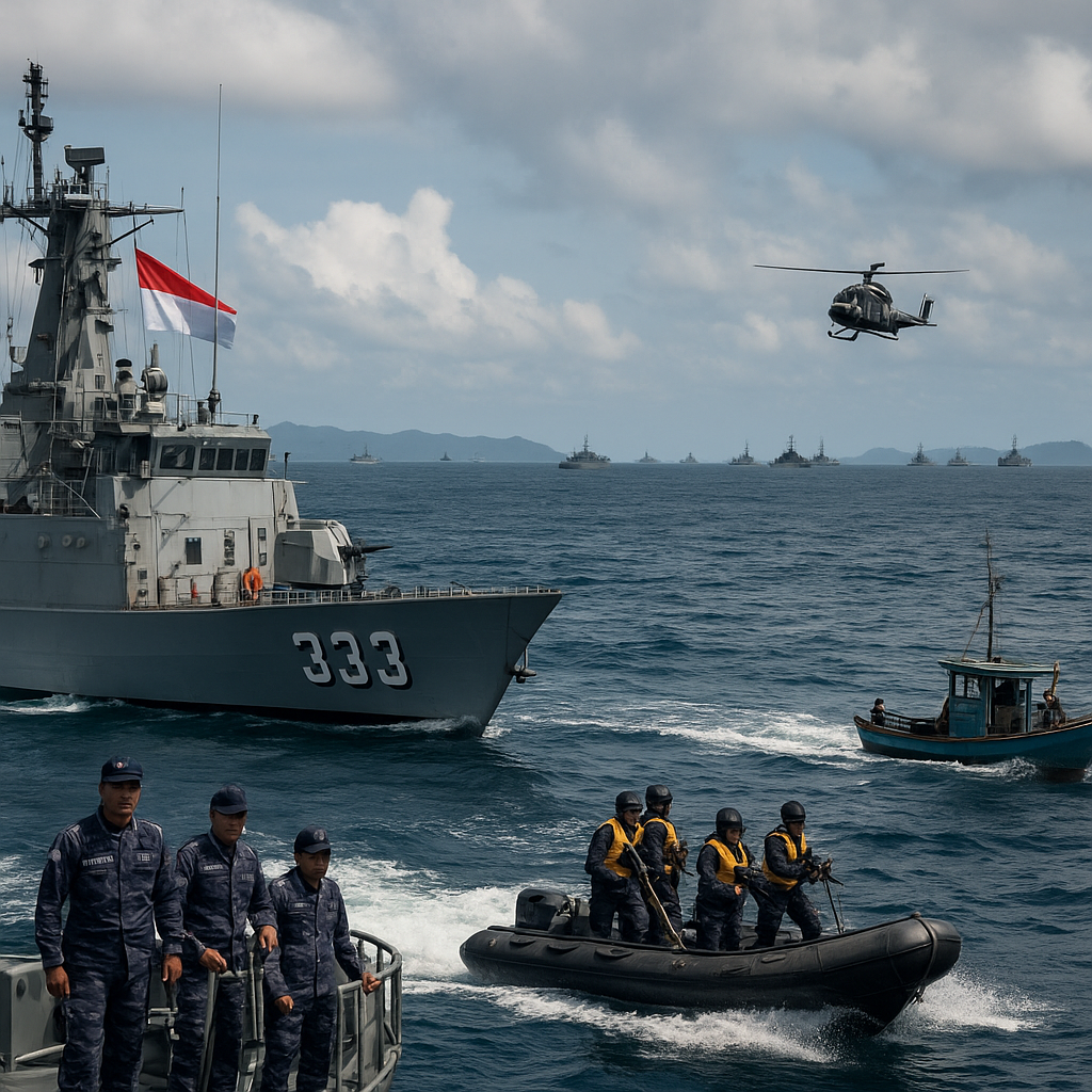 TNI AL Kerahkan 23 Kapal Perang untuk Pengamanan Perbatasan Laut di Wilayah Timur