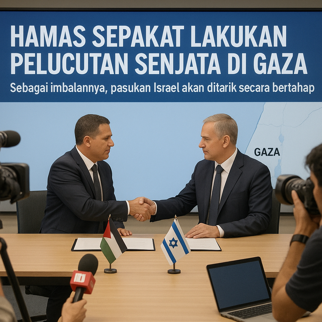 Hamas Sepakat Lakukan Pelucutan Senjata di Gaza