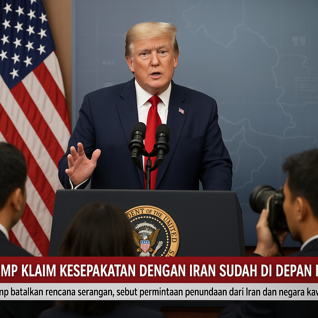 Trump Klaim Kesepakatan dengan Iran Sudah di Depan Mata