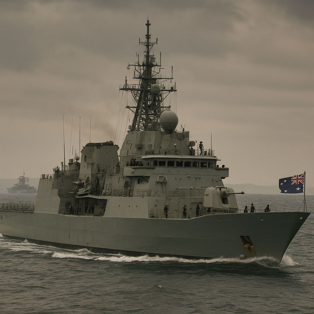 Australia Kirim Kapal Perang ke Selat Taiwan Usai Latihan Militer China
