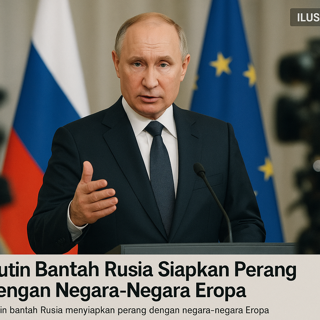 Putin Bantah Rusia Siapkan Perang dengan Negara-Negara Eropa