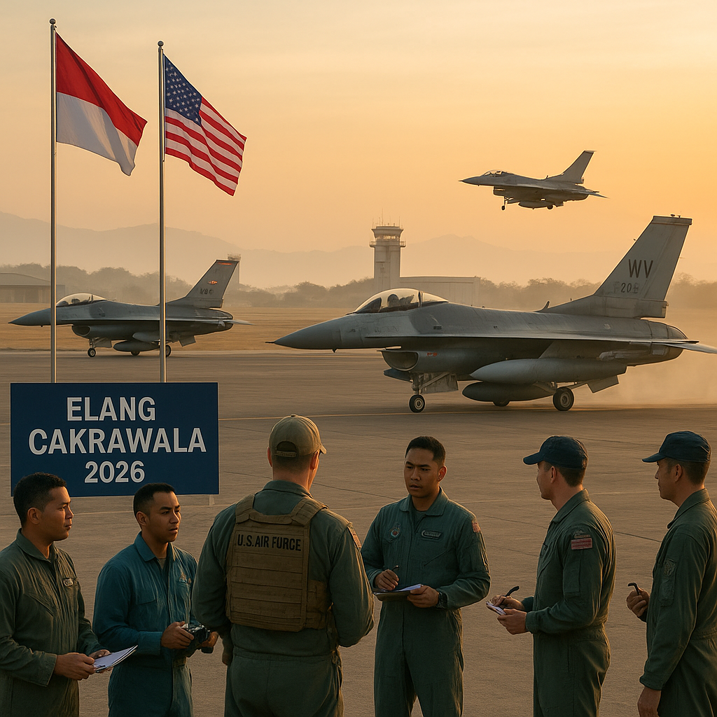 Latihan Gabungan TNI AU-US Air Force Dimulai di Jawa Timur