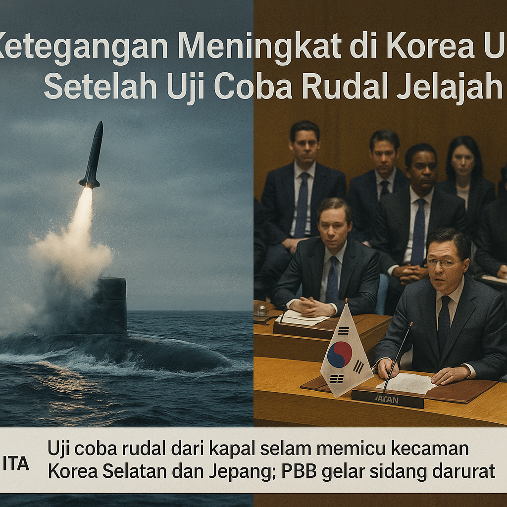 Ketegangan Meningkat di Korea Utara Setelah Uji Coba Rudal Jelajah