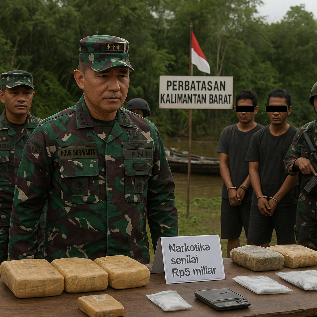 Komandan Kogabwilhan II Pimpin Operasi Pengamanan Perbatasan di Kalimantan