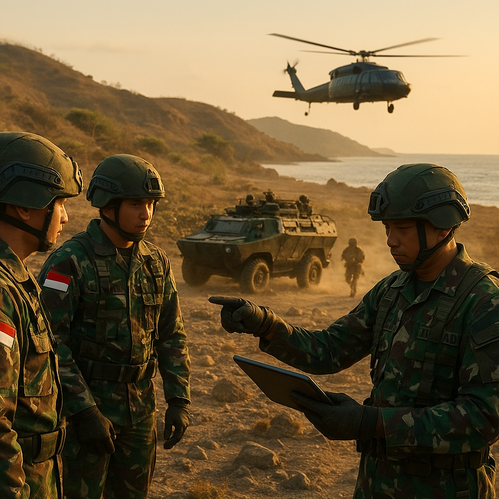 TNI AD Gelar Latihan Tempur Gabungan di Regional Timur